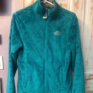 North Face fuzzy jacket